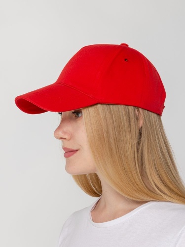 Бейсболка Convention, красная фото 7