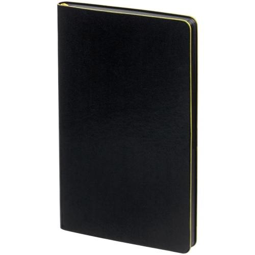 Ежедневник Trait, недатированный, черный с желтым Ежедневник Trait, недатированный, черный с желтым