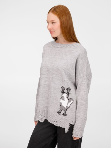 Джемпер Sharpick, серый фото 6 Джемпер Sharpick, серый фото 6