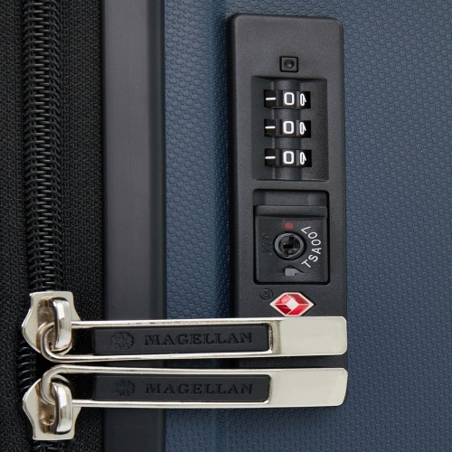 Чемодан Santiago M, темно-синий фото 3