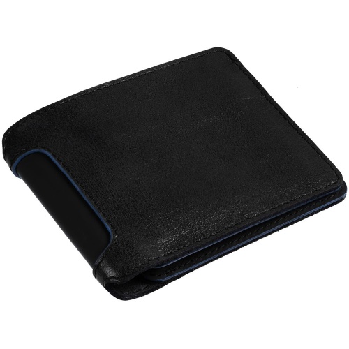 Портмоне Arrival, черное с синим Портмоне Arrival, черное с синим