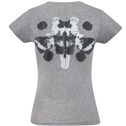 Футболка женская «Подсознательность», серый меланж фото 3