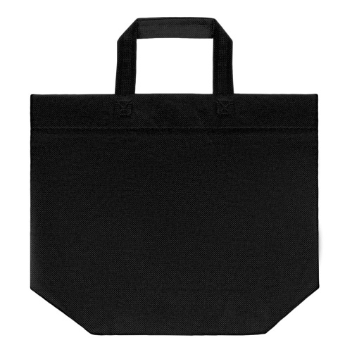 Сумка для покупок Span 3D, черная фото 3