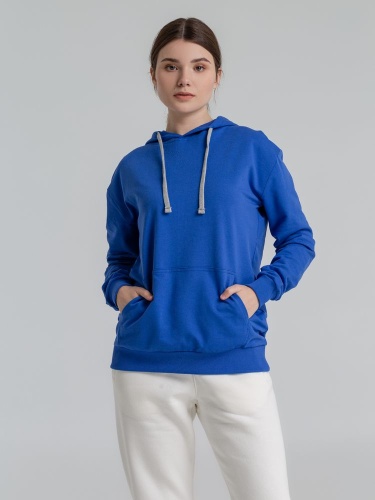 Толстовка с капюшоном Unit Kirenga, ярко-синяя фото 8 Толстовка с капюшоном Unit Kirenga, ярко-синяя фото 8