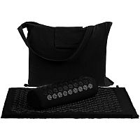 Массажный коврик с подушкой Akuna, черный