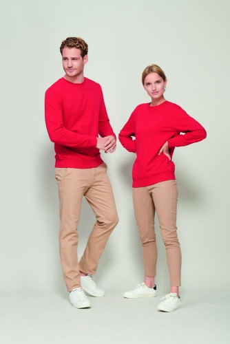 Свитшот унисекс Comet, темно-зеленый фото 6