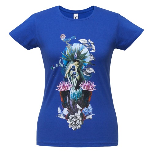 Футболка женская Beauty Sleep, ярко-синяя (royal) фото 3 Футболка женская Beauty Sleep, ярко-синяя (royal) фото 3