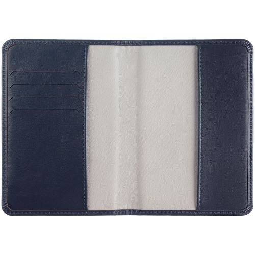 Обложка для паспорта Signature, синяя фото 4