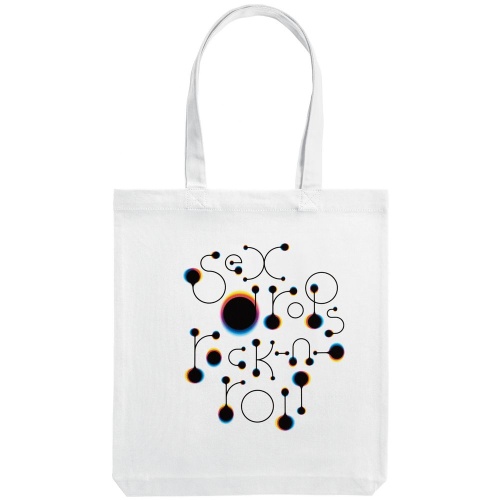 Холщовая сумка No Drugs, молочно-белая фото 3