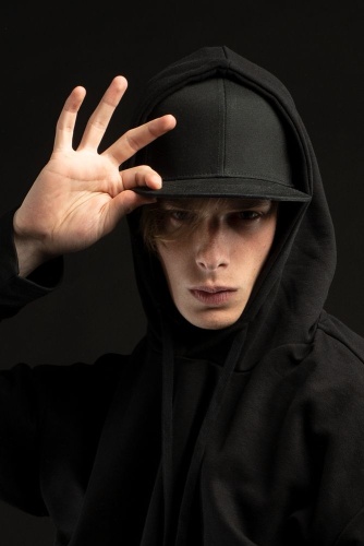 Бейсболка C2, черная фото 3 Бейсболка C2, черная фото 3