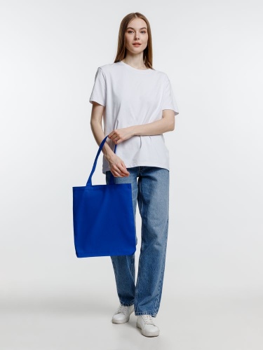 Холщовая сумка Strong 210, синяя фото 3