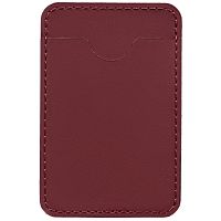 Чехол для карты на телефон Alaska, бордовый