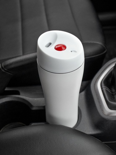 Термостакан Solingen, вакуумный, герметичный, белый фото 7