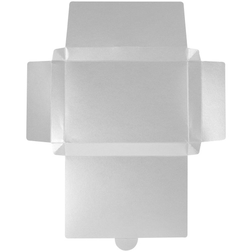 Коробка самосборная Flacky Slim, серебристая фото 4