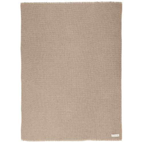 Плед Diagonal, бежевый фото 3