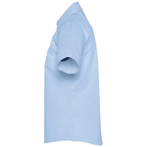 Рубашка женская с коротким рукавом Elite, голубая фото 4 Рубашка женская с коротким рукавом Elite, голубая фото 4