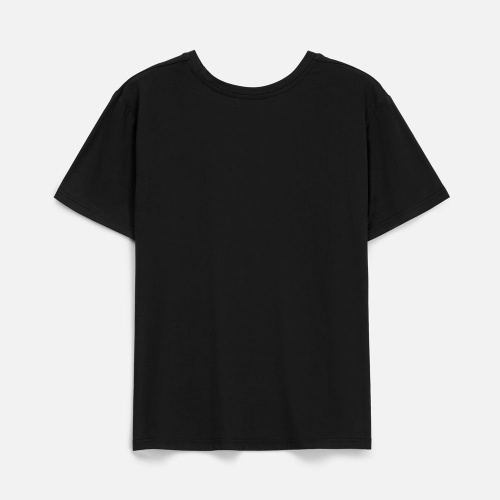 Футболка унисекс Senti, черная фото 3