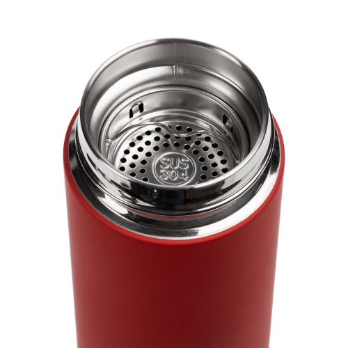 Термос с ситечком Percola, красный фото 4 Термос с ситечком Percola, красный фото 4