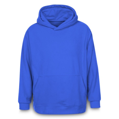 Худи флисовое унисекс Manakin, ярко-синее Худи флисовое унисекс Manakin, ярко-синее