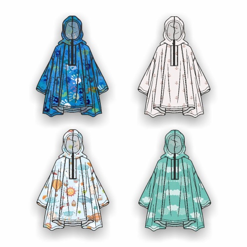 Дождевик-пончо детский AquaStop Kids на заказ Дождевик-пончо детский AquaStop Kids на заказ