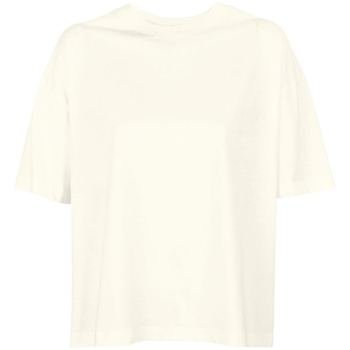 Футболка оверсайз женская Boxy Women, молочно-белая