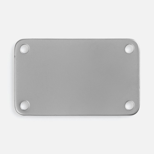 Шильдик металлический Furo, серебристый Шильдик металлический Furo, серебристый