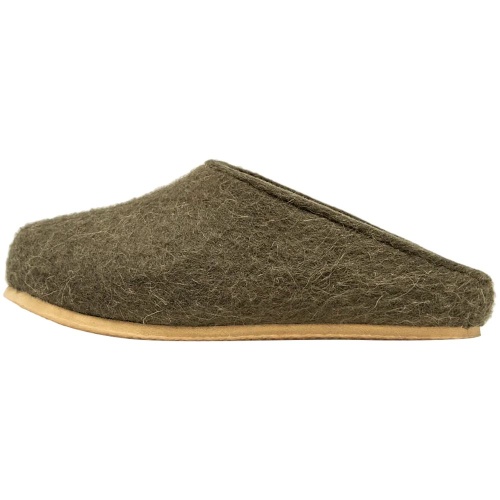 Домашние валенки Step, зеленые (олива) фото 2