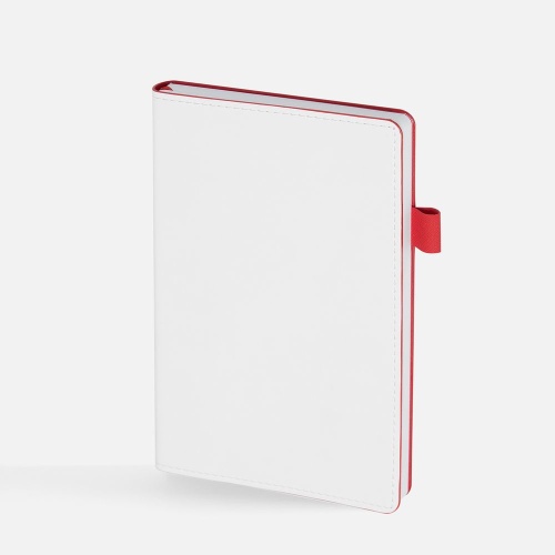 Ежедневник White Shall, недатированный, бело-красный фото 2 Ежедневник White Shall, недатированный, бело-красный фото 2