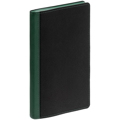 Ежедневник Nice Twice, недатированный, черный с зеленым Ежедневник Nice Twice, недатированный, черный с зеленым