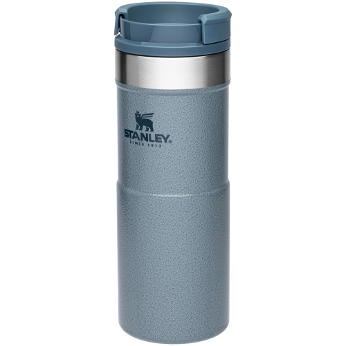 Термокружка Stanley Classic Neverleak 350, голубая фото 4 Термокружка Stanley Classic Neverleak 350, голубая фото 4