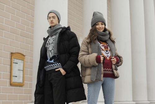 Набор Nordkyn Full Set с шарфом, серый фото 8 Набор Nordkyn Full Set с шарфом, серый фото 8