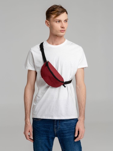 Поясная сумка Handy Dandy, бордовая фото 6 Поясная сумка Handy Dandy, бордовая фото 6