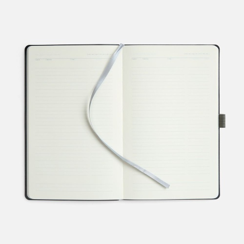 Ежедневник Lungo, недатированный, серый фото 4