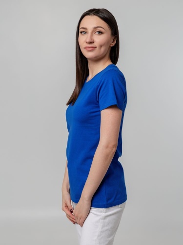 Футболка женская T-bolka Stretch Lady, ярко-синяя (royal) фото 7