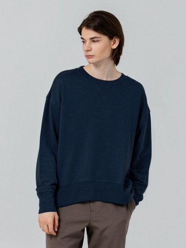 Свитшот унисекс Kosmos 1.0, темно-синий Свитшот унисекс Kosmos 1.0, темно-синий