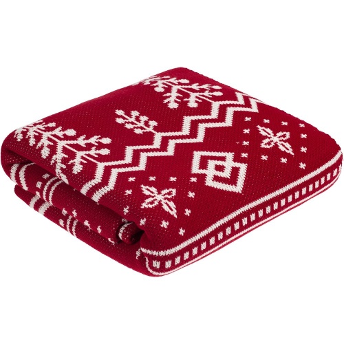 Плед Elnik, красным с молочно-белым фото 5 Плед Elnik, красным с молочно-белым фото 5