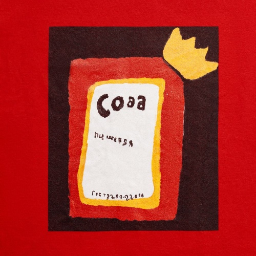 Футболка женская «Сода», красная фото 3 Футболка женская «Сода», красная фото 3