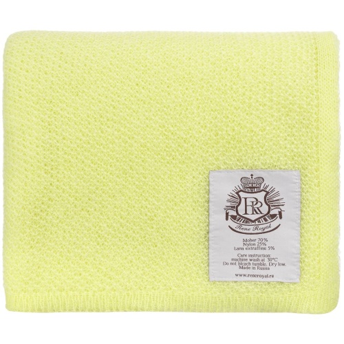 Плед Medley, лимонно-желтый Плед Medley, лимонно-желтый