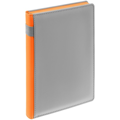Ежедневник Spain Shall, недатированный, серый с оранжевым Ежедневник Spain Shall, недатированный, серый с оранжевым