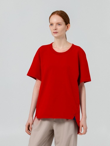 Футболка унисекс Kosmos 1.0, красная фото 4