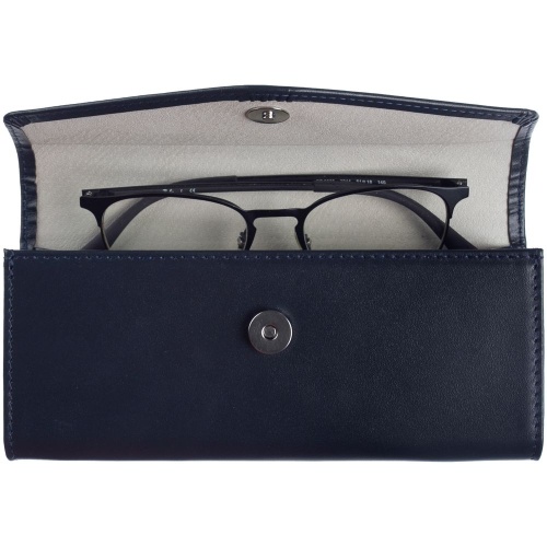 Футляр для очков Signature, синий фото 4 Футляр для очков Signature, синий фото 4