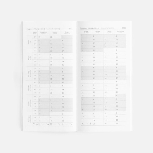 Еженедельник Baza, датированный, серый фото 4