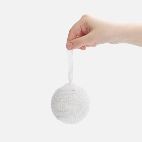 Вязаный шарик «Зимний шарм» фото 2