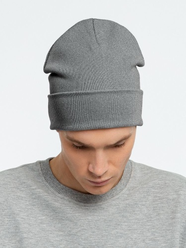 Шапка Real Talk, серая фото 6