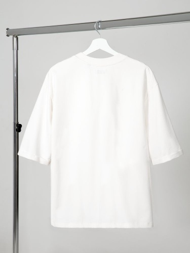 Футболка оверсайз унисекс Kosmos 2.0, кремовая фото 3