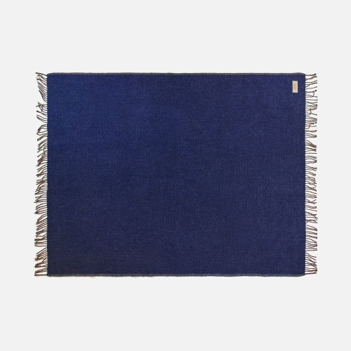 Плед Devika, синий с бежевым фото 2