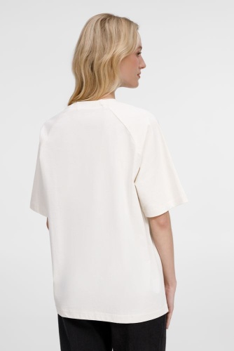Футболка оверсайз унисекс Avenu, молочно-белая фото 2