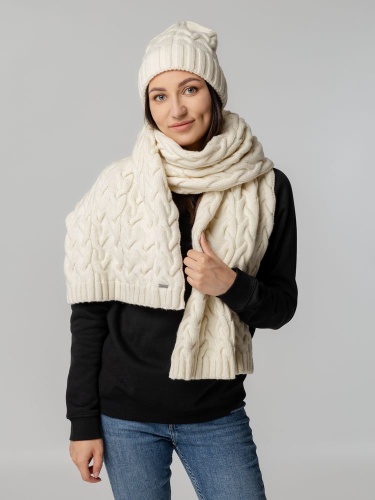 Шарф Loren, молочный фото 8 Шарф Loren, молочный фото 8