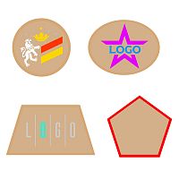 Шеврон из габардина Gabo L, бежевый