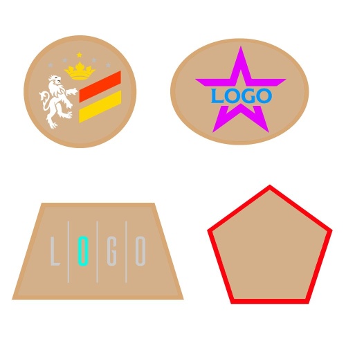 Шеврон из габардина Gabo L, бежевый Шеврон из габардина Gabo L, бежевый